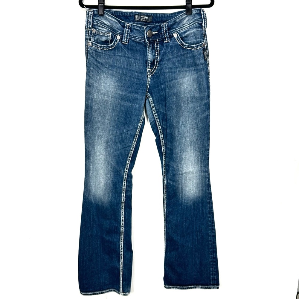 Silver Jeans Blue Boot Cut Jeans O3